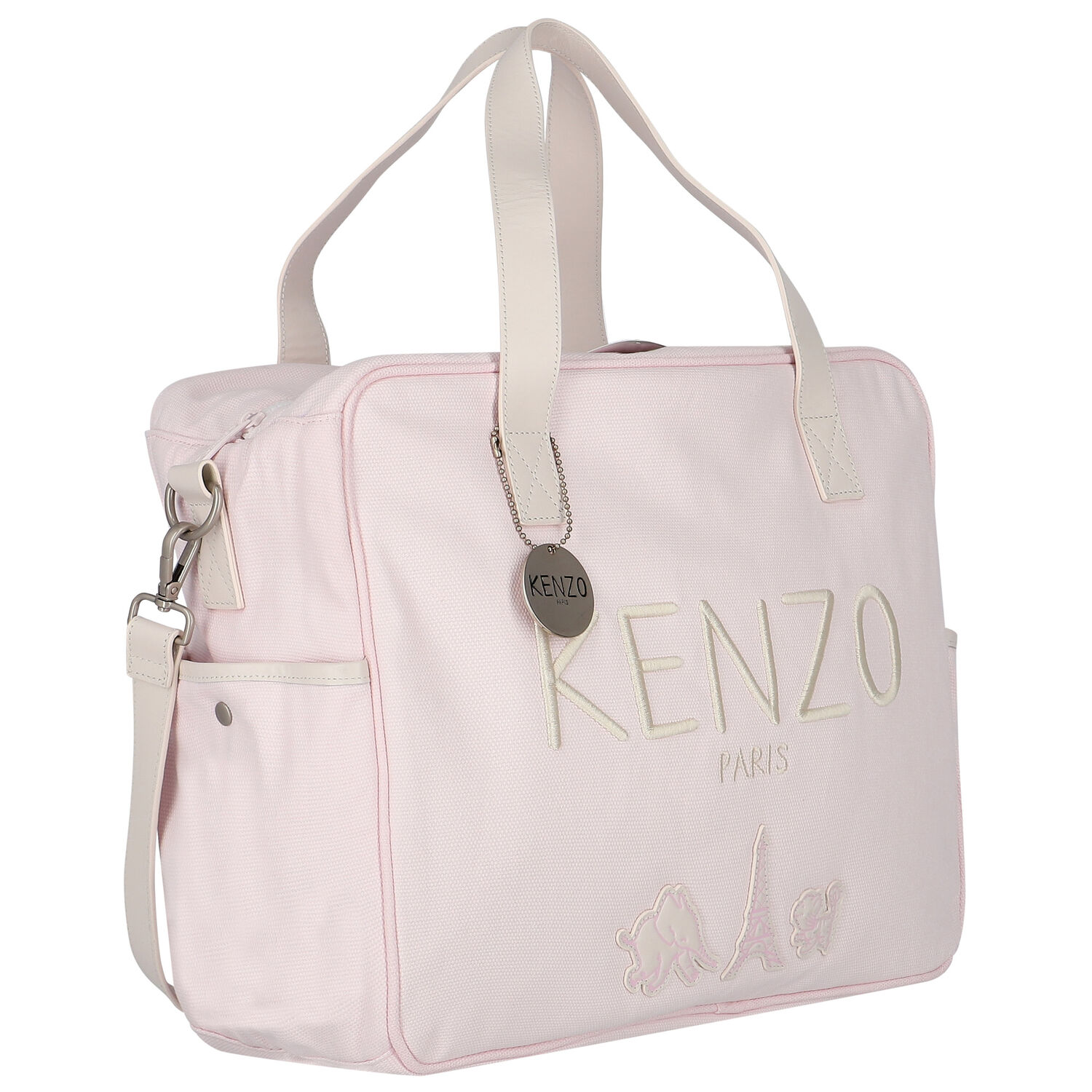 Pink Logo Baby Changing Bag, 1, hi-res